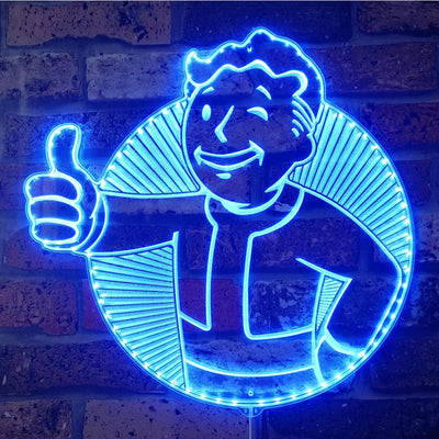 Fallout RGB LED Sign