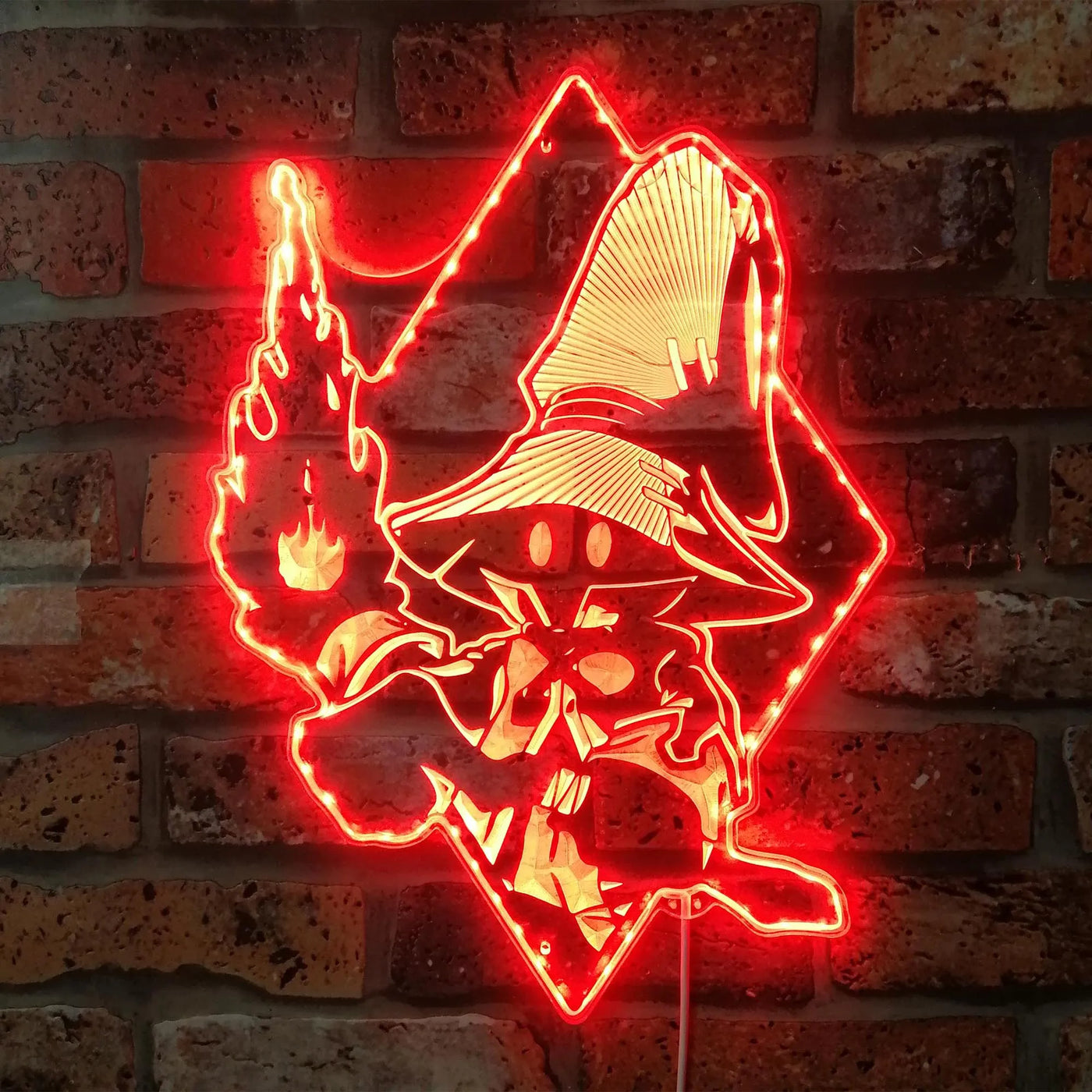 Final Black Mage Fantasy 7 RGB LED Sign