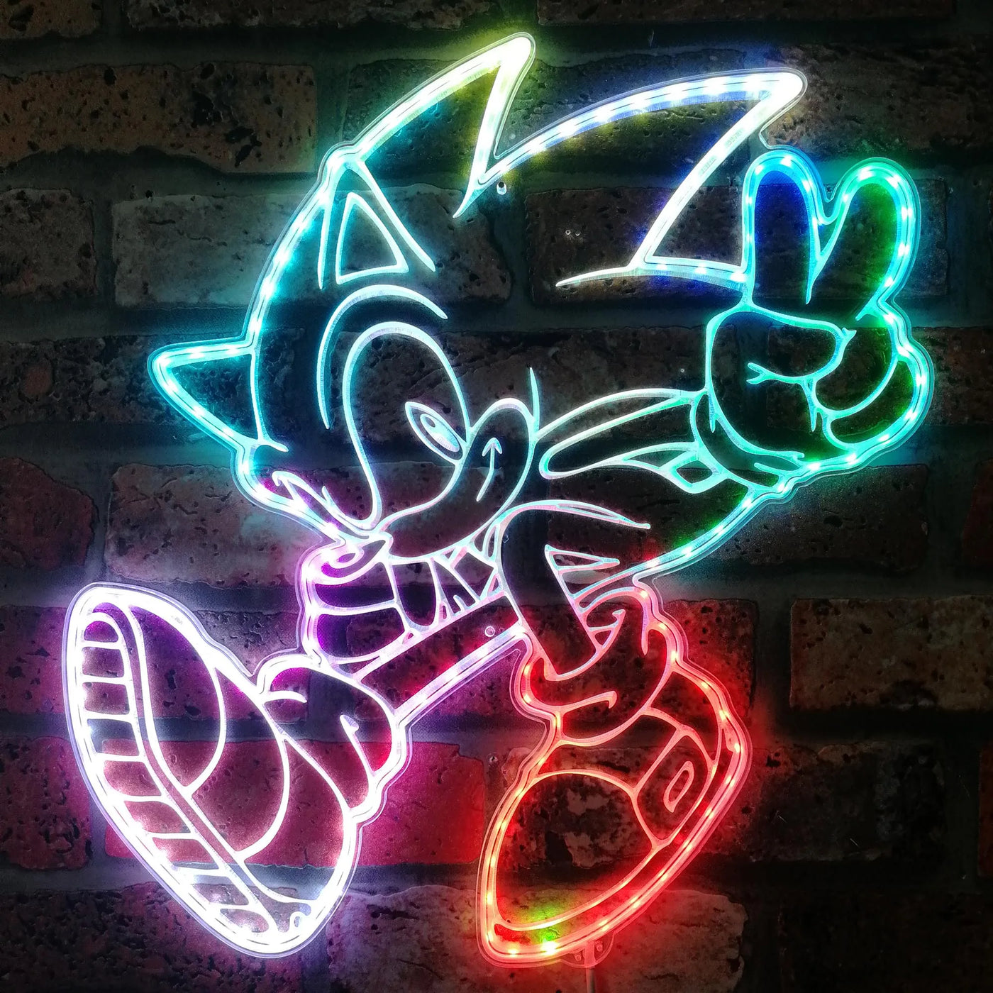 Sonic the Hedgehog RGB LED Sign