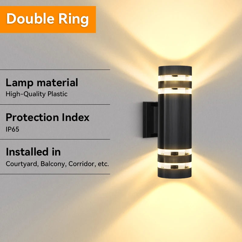 IllumiUp Waterproof LED Outdoor Wall Sconce