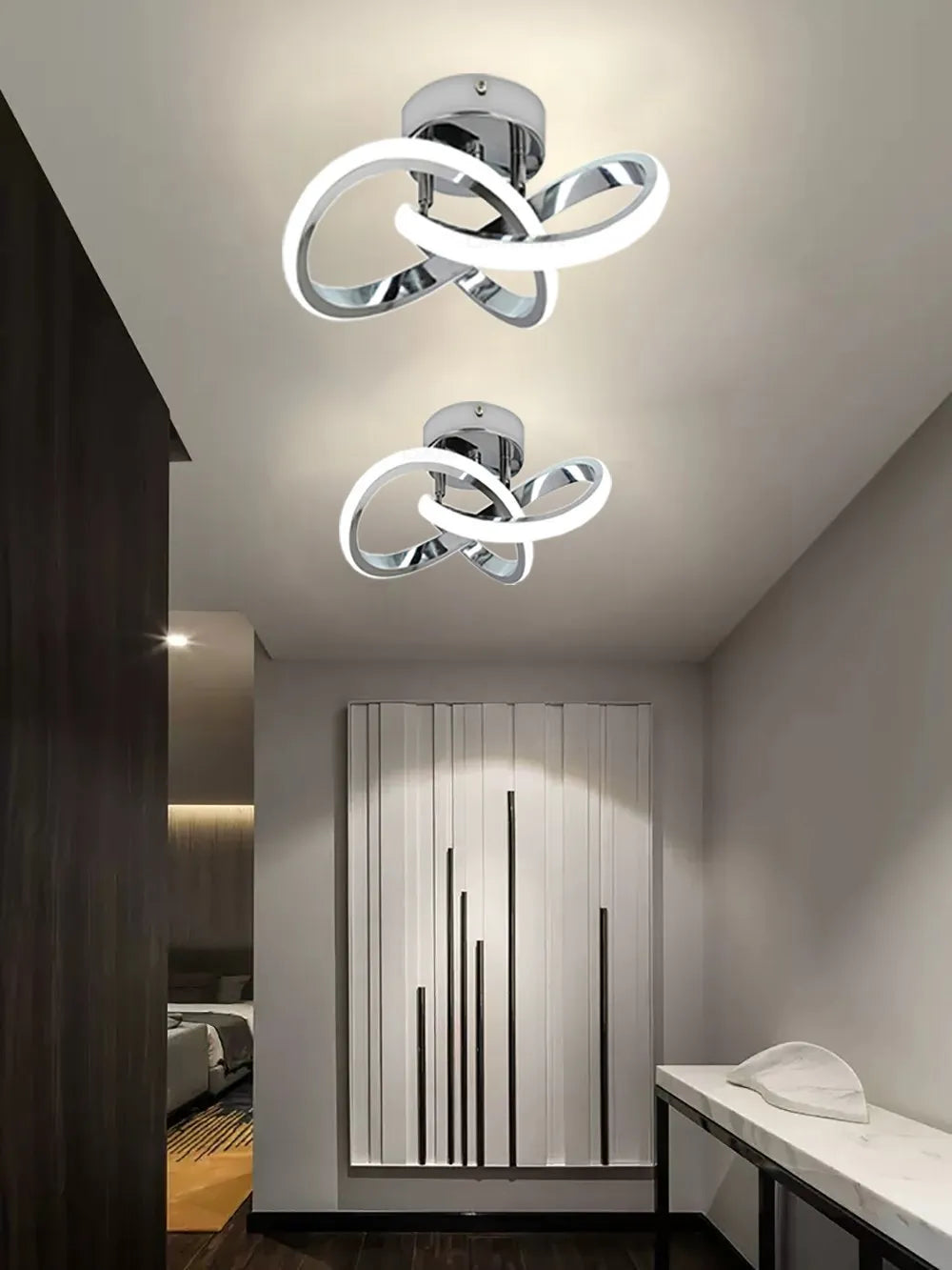 LumiLuster LED Strip Aisle Ceiling Light