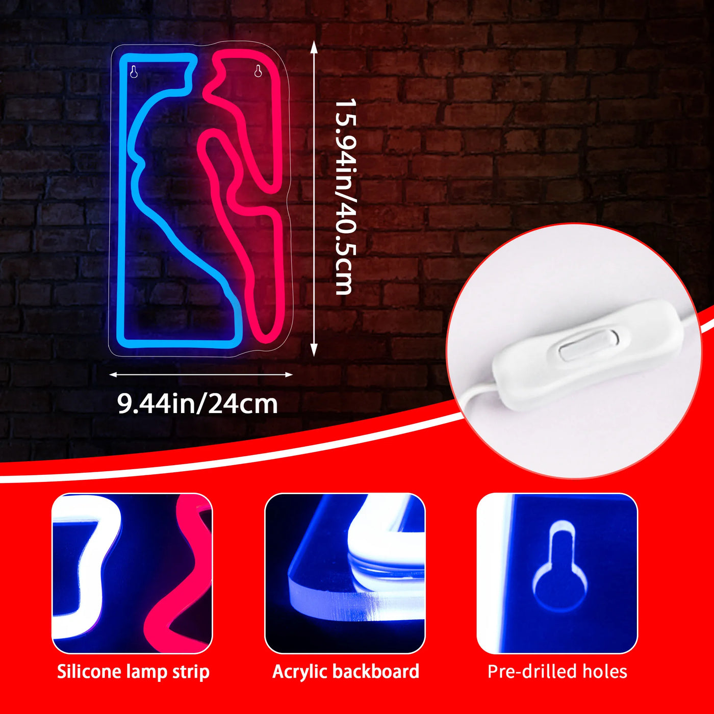 Illumi NBA Logo Neon LED Sign