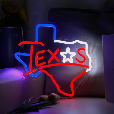 Illumi Texas Lone Star State Neon LED Sign