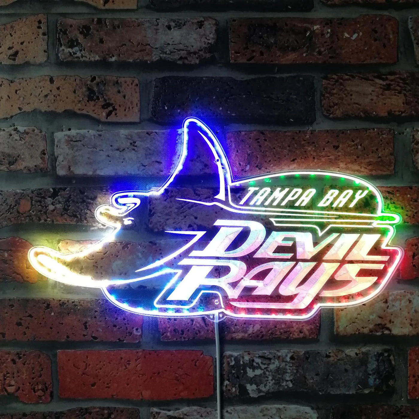 Tampa Bay Devil Rays RGB LED Sign