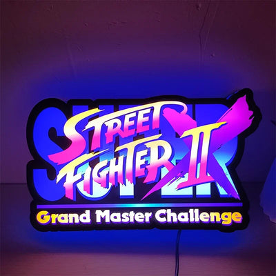 Street Fighter II Neon LED Sign