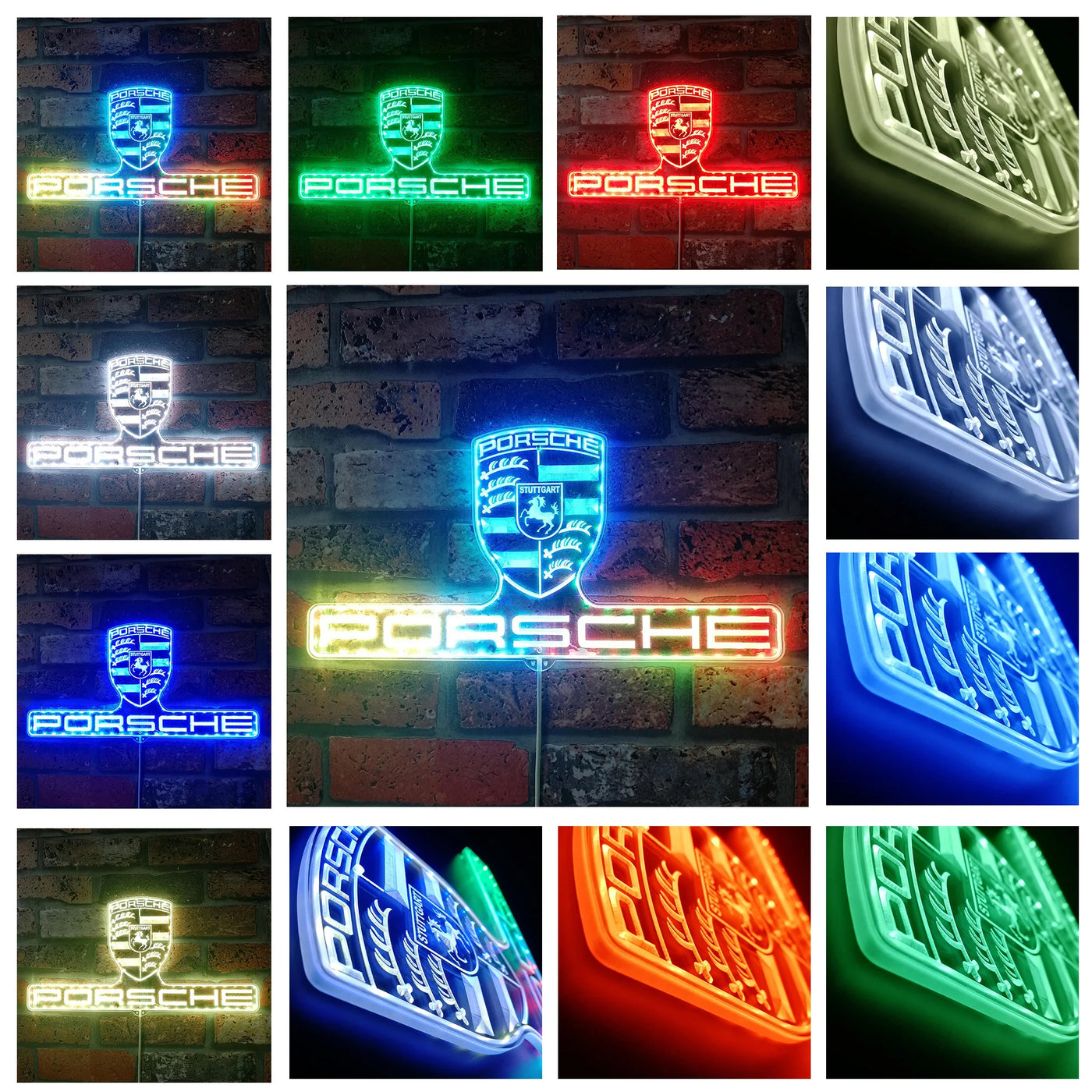 Illumi Porsche RGB LED Sign