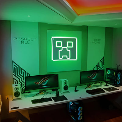 Illumi Minecraft Creeper Neon LED Sign