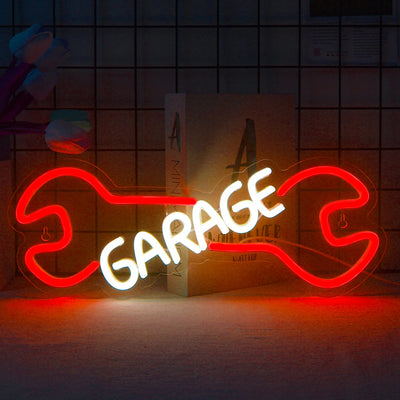 Illumi Dog Bone Garage Neon Sign