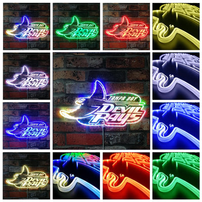 Tampa Bay Devil Rays RGB LED Sign