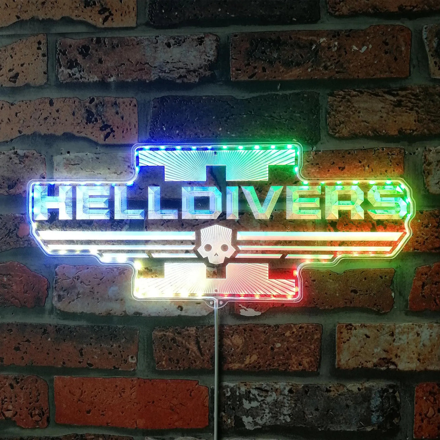 Helldivers RGB LED Sign