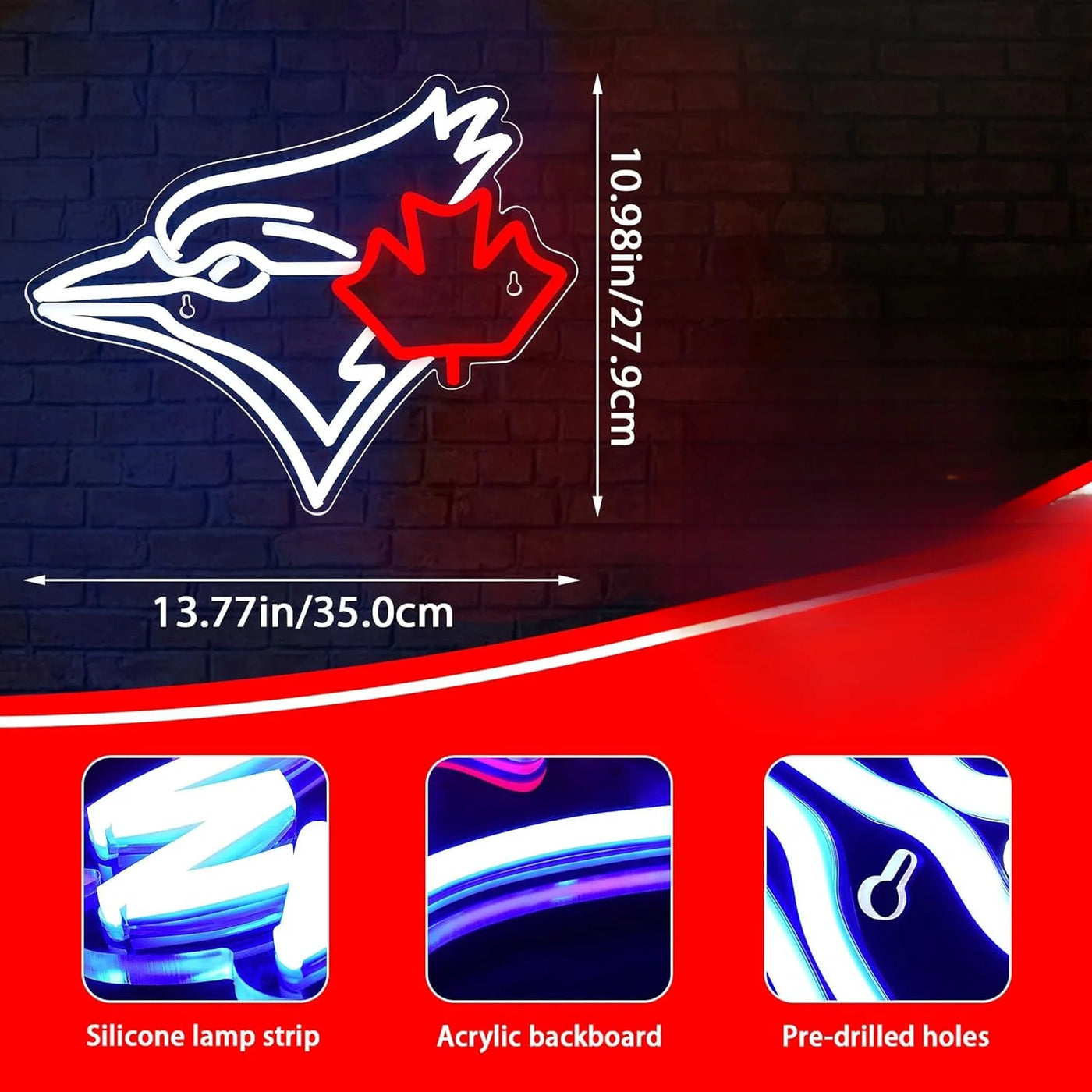 Illumi Toronto Blue Jays LED Neon Sign