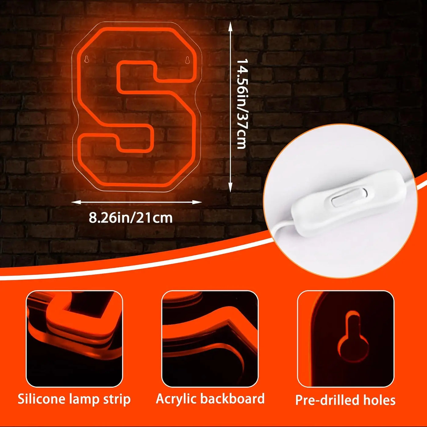 Illumi Syracuse Orange LED Neon Sign