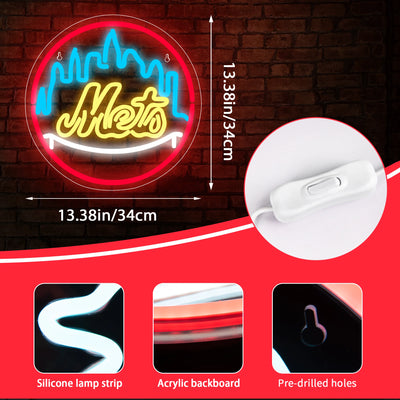 Illumi New York Mets LED Neon Sign