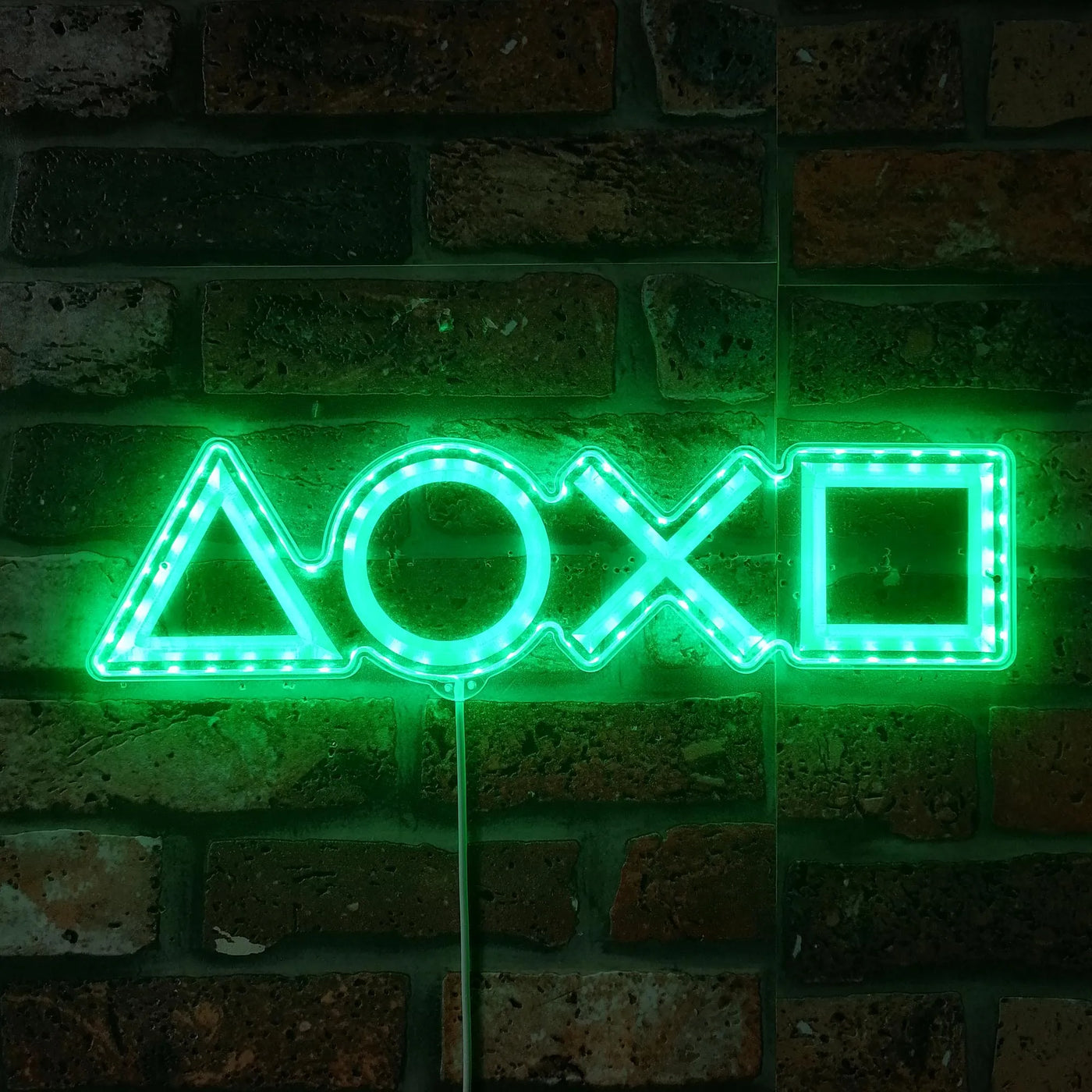 PlayStation Button RGB LED Sign