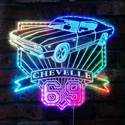 Illumi '69 Chevelle RGB LED Sign