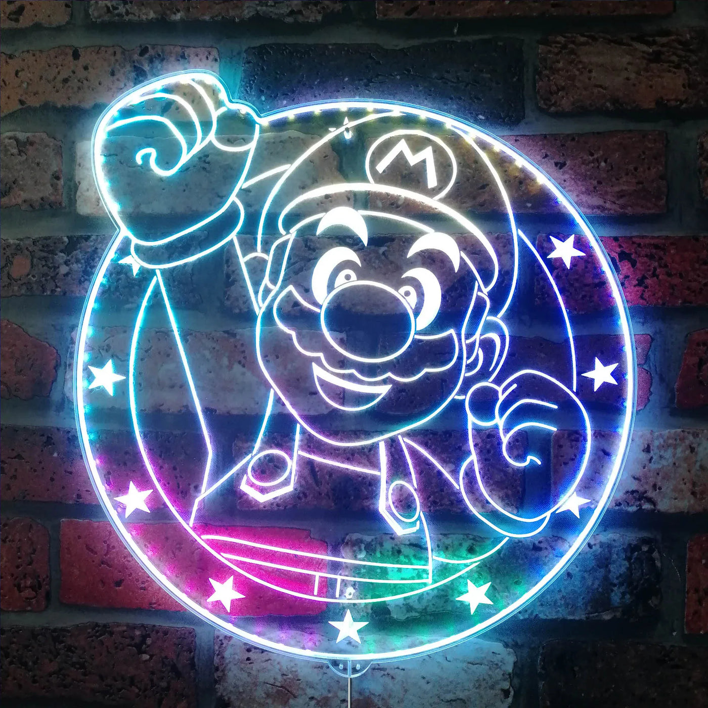 Super Mario Bros RGB LED Sign