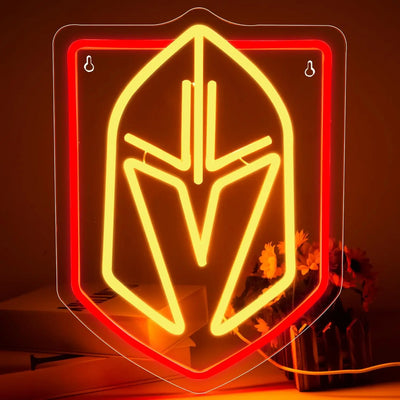 Illumi Vegas Golden Knights Red LED Neon Sign