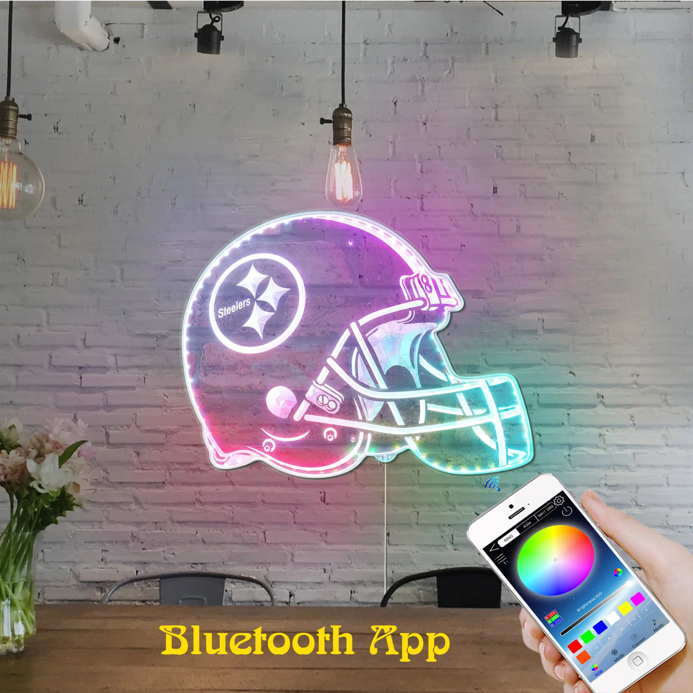 Pittsburgh Steelers RGB LED Sign