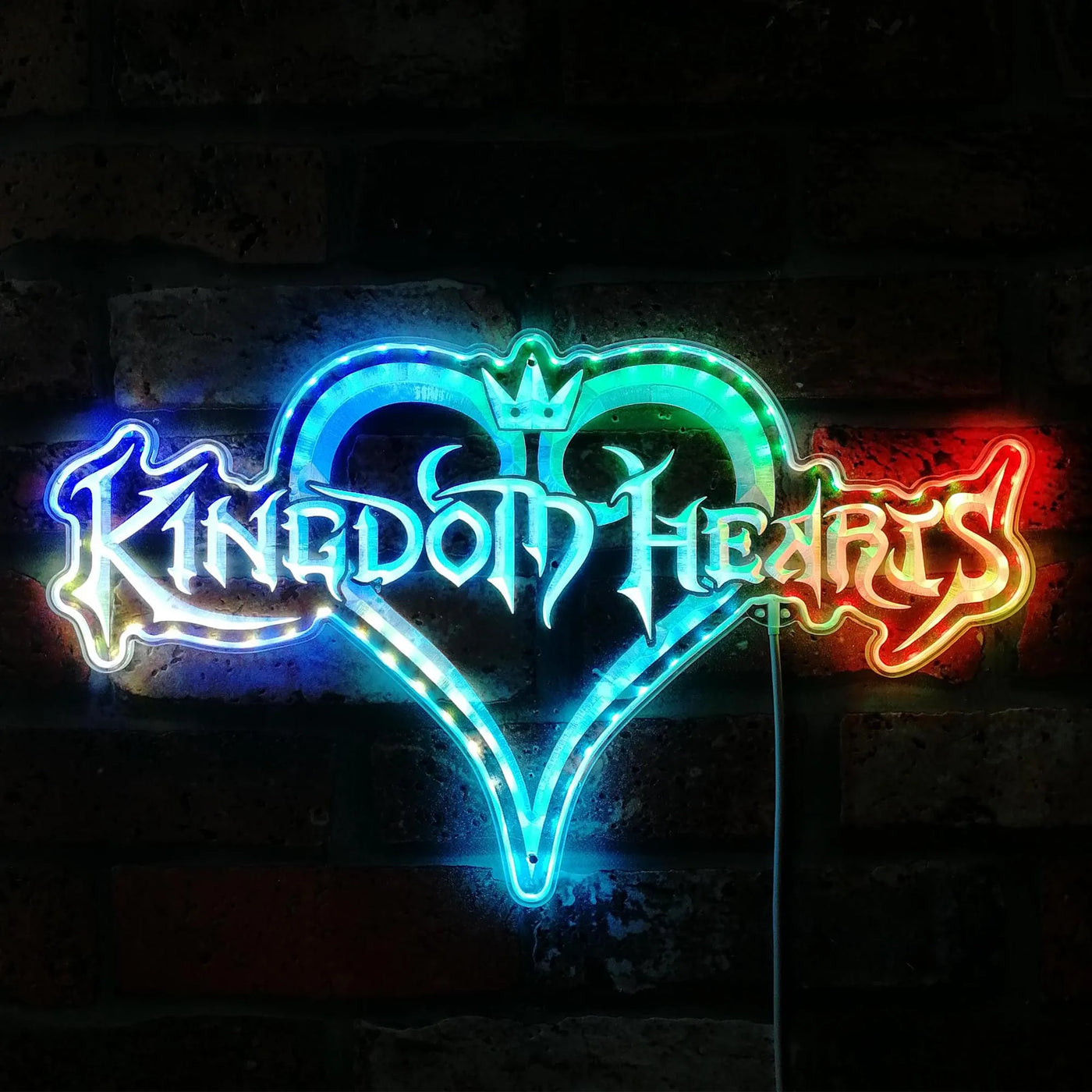 Kingdom Hearts RGB LED Sign