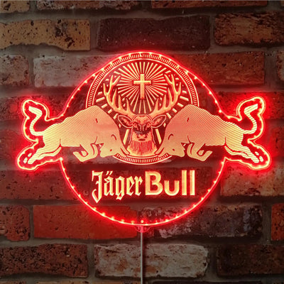 Jager Bull RGB LED Sign