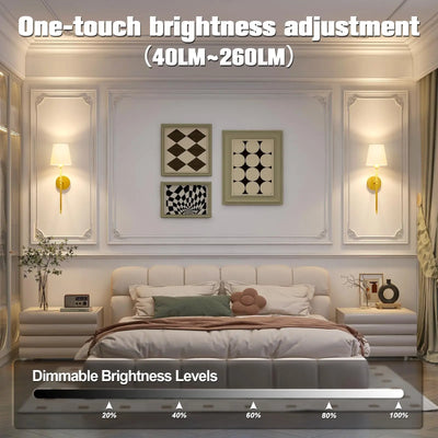 LumiSpectrum Wireless LED Wall Sconces