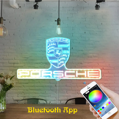 Illumi Porsche RGB LED Sign