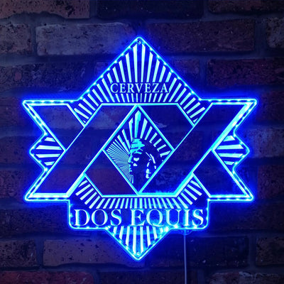 Dos Equis RGB LED Sign