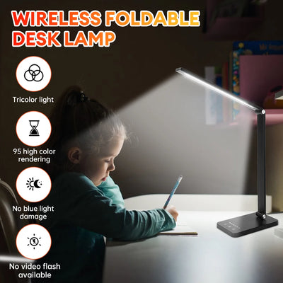 LumiCharge Foldable LED Desk Lamp