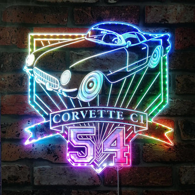 Illumi '54 Corvette C1 RGB LED Sign