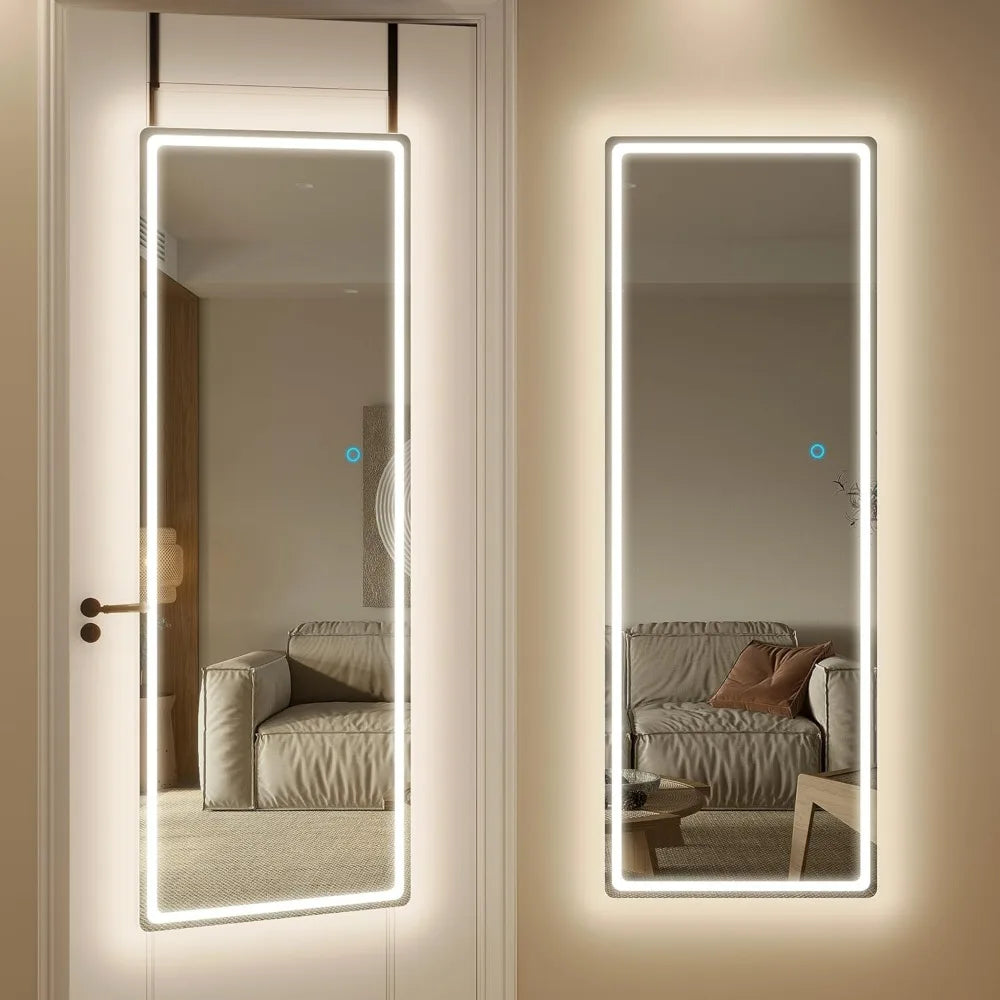 LumiDoor Luxe LED Mirror – 47'' x 14''