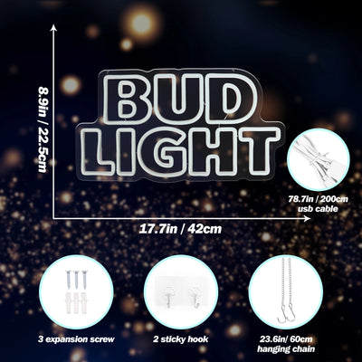 Illumi Bud Light Beer Neon LED Sign