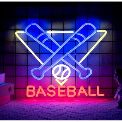 Illumi Baseball Bats LED Neon Sign