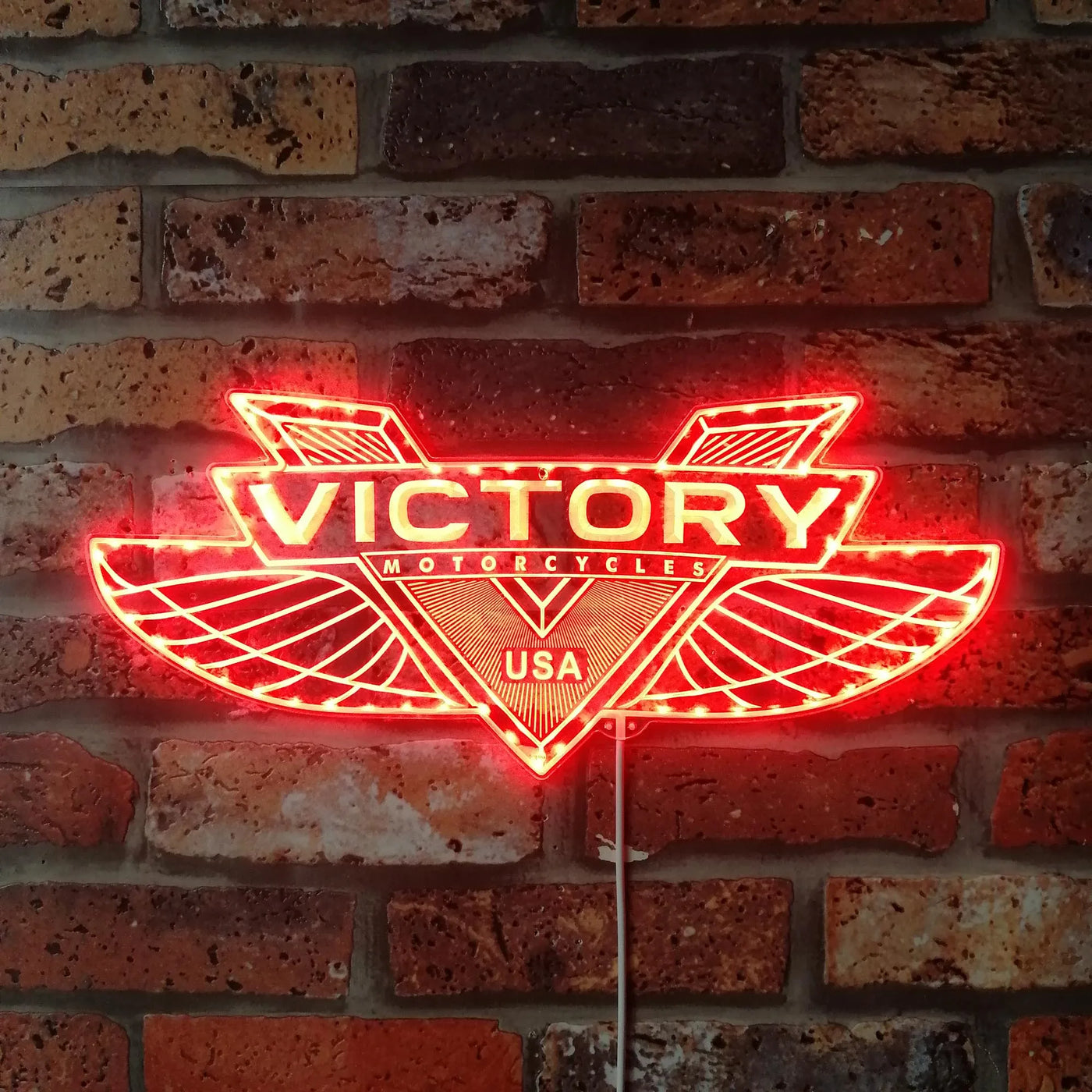 Illumi Victory Motorcycles RGB LED Sign