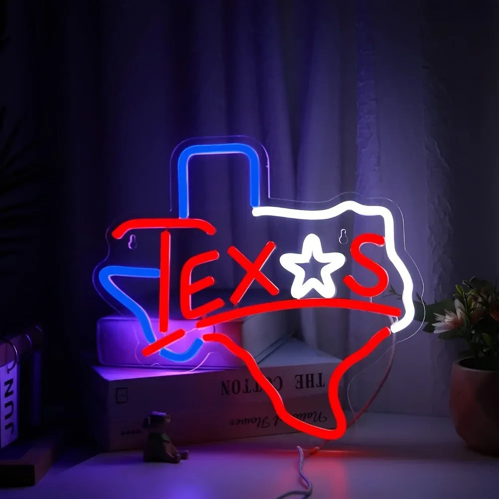 Illumi Texas Lone Star State Neon LED Sign