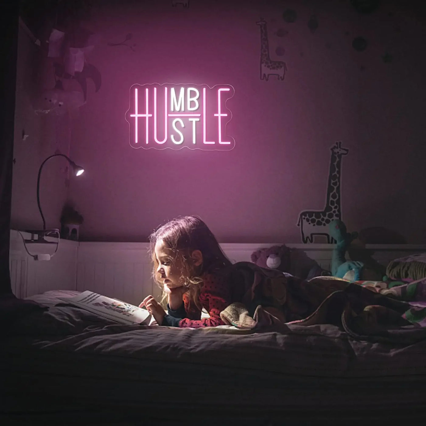 Illumi Humble/Hustle Neon LED Sign