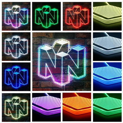 Nintendo RGB LED Sign