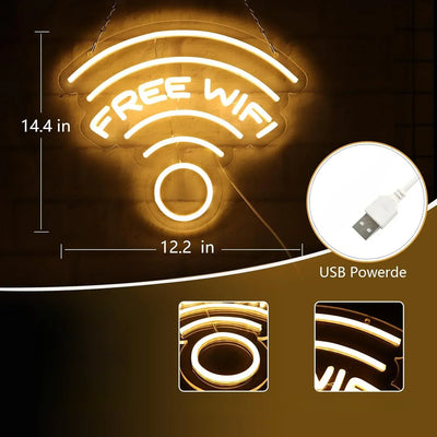 Illumi Free Wifi Neon LED Sign