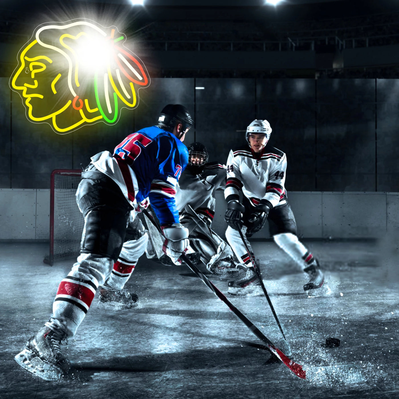 Illumi Chicago Blackhawks LED Neon Sign