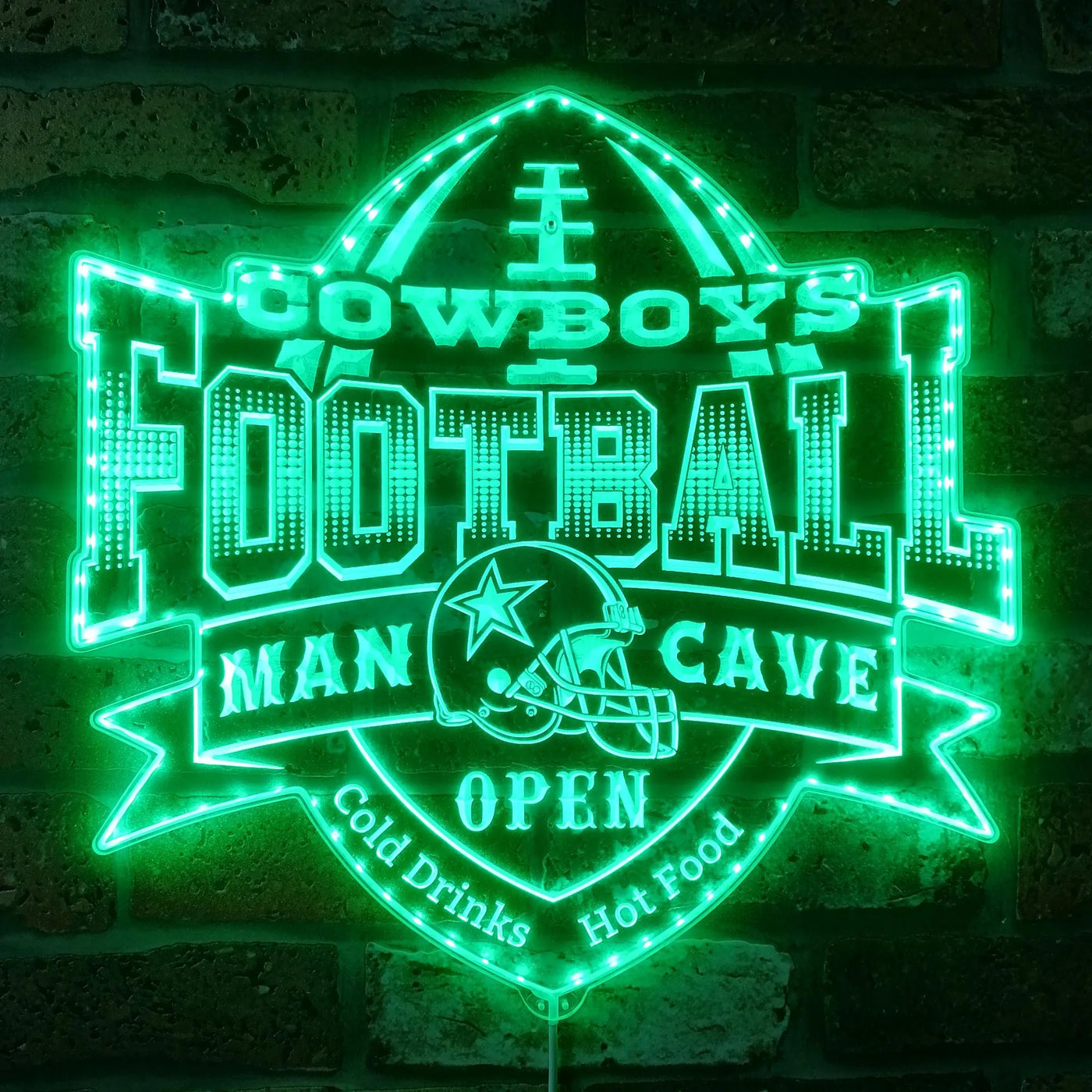 Dallas Cowboys Sports Bar RGB LED Sign