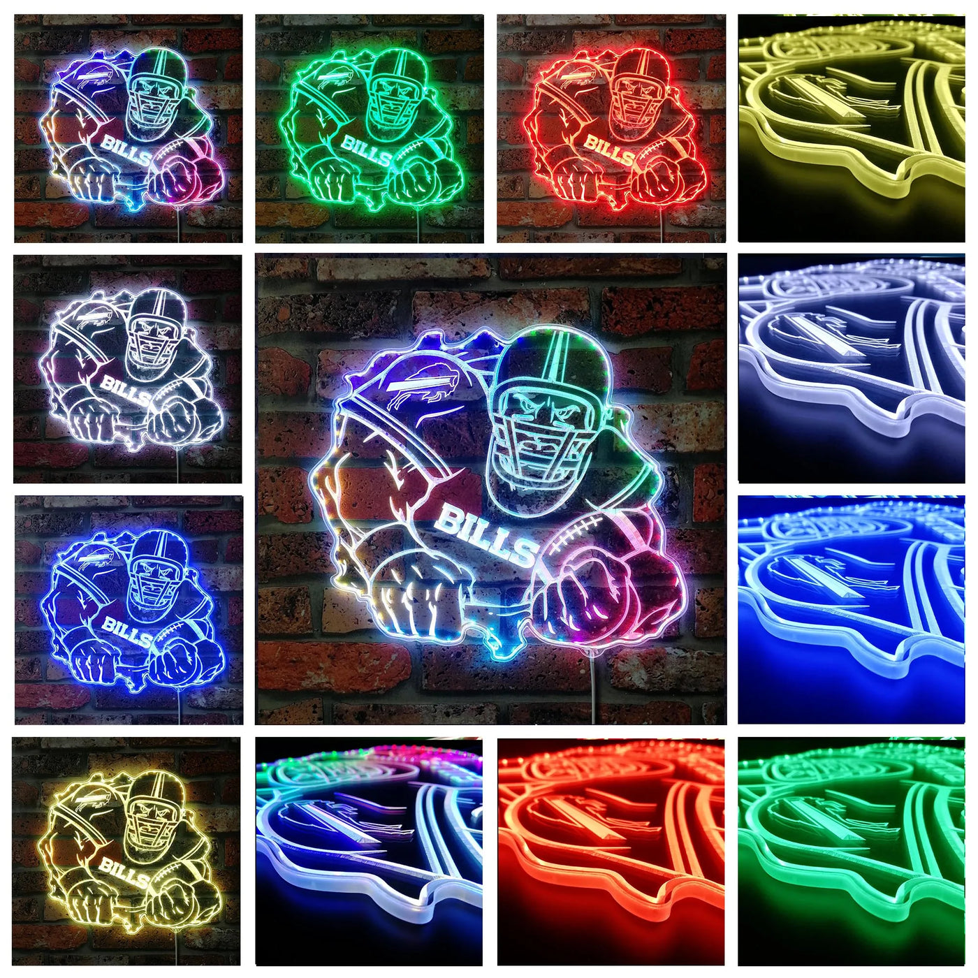 Buffalo Bills Dynamic RGB LED Sign