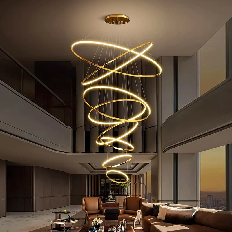 NordicAura Halo Chandelier