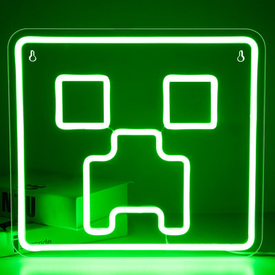 Illumi Minecraft Creeper Neon LED Sign