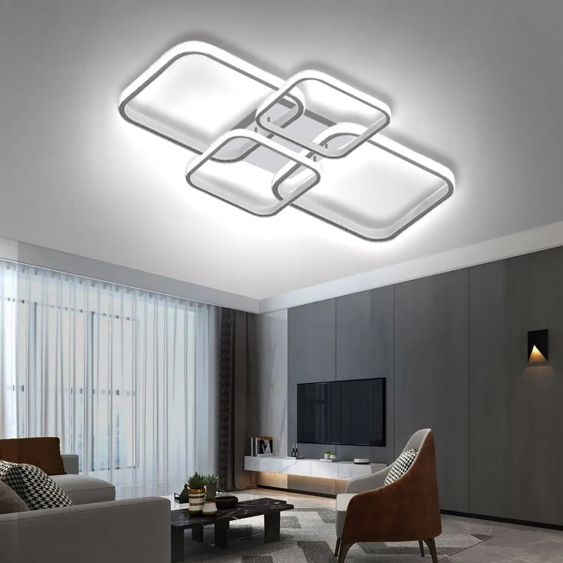 Illumi Modern 4-Ring LED Ceiling Light