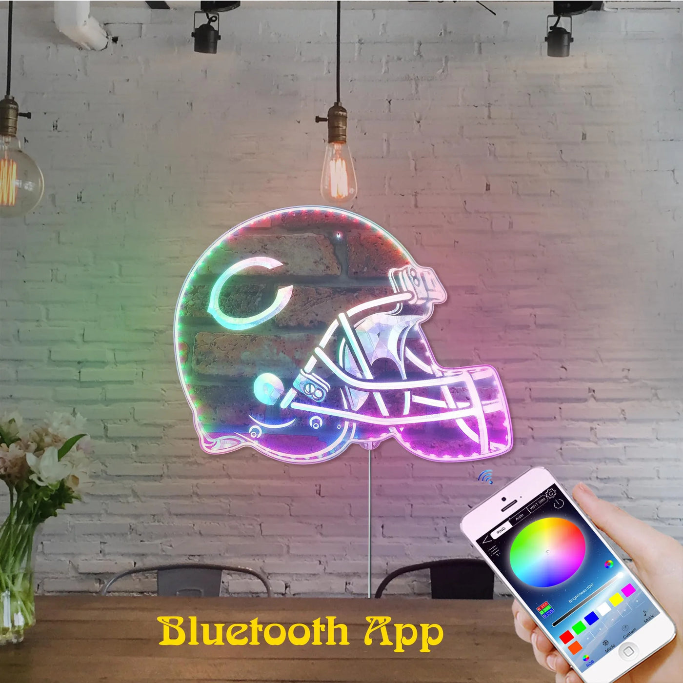 Chicago Bears RGB LED Sign