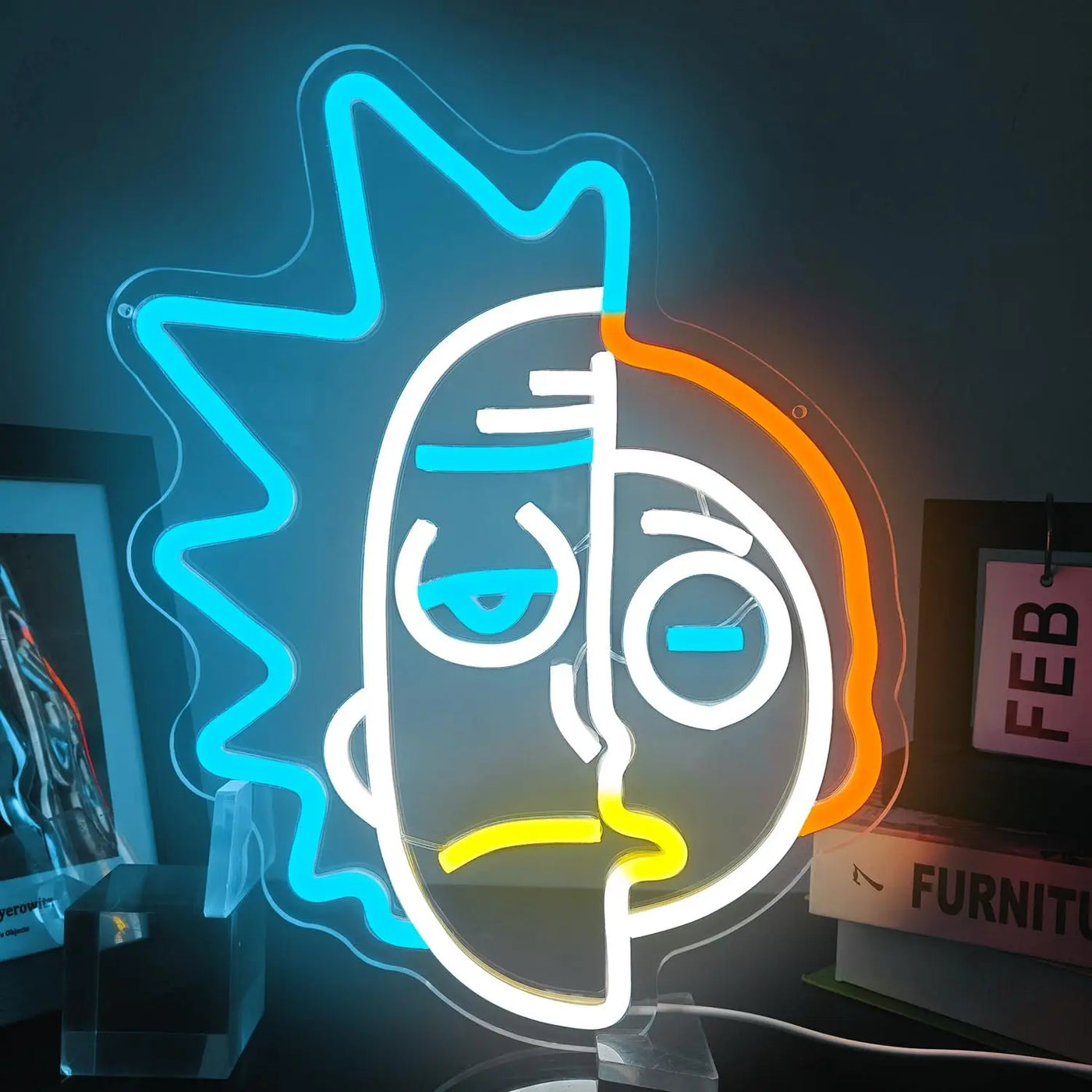 Illumi Rick and Morty Neon LED Sign