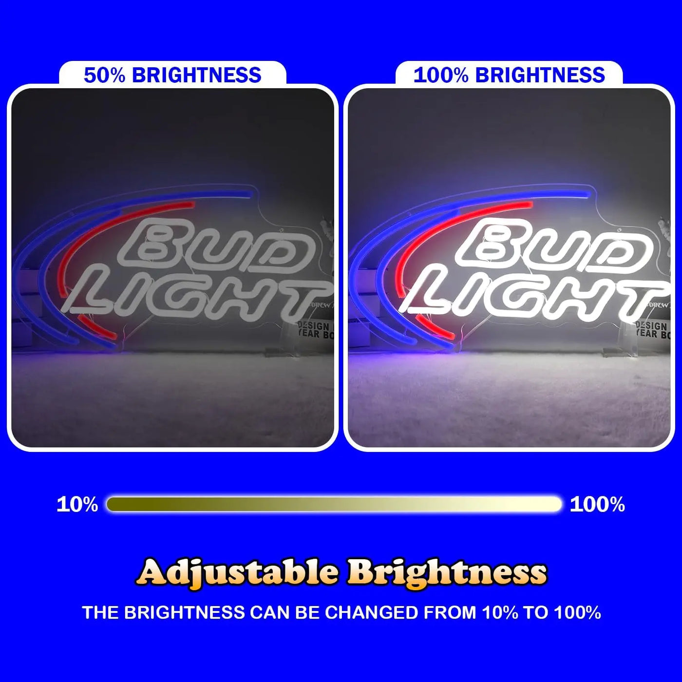 Illumi Bud Light Beer Neon LED Sign