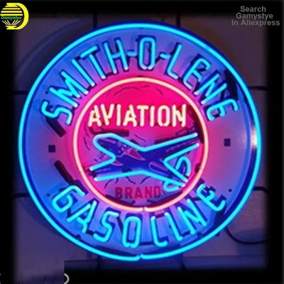 Illumi Smith-O-Lene Aviation Gasoline Neon Sign