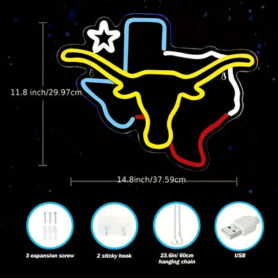 Illumi Texas Longhorns LED Neon Sign