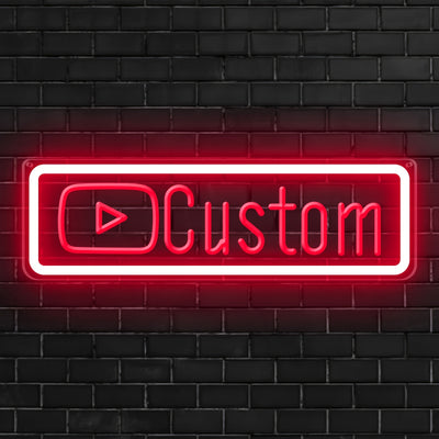 Illumi Custom YouTube Handle Neon LED Sign