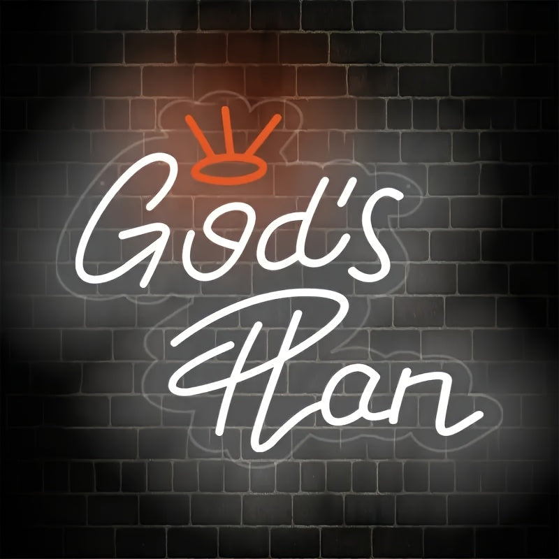 Illumi God's Plan Neon LED Sign